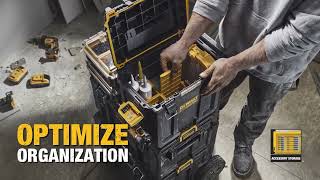 DEWALT® TOUGHSYSTEM® 20 DEEP COMPACT TOOLBOX [upl. by Lanae]