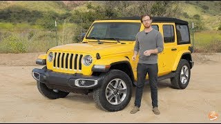 2019 Jeep Wrangler Unlimited Sahara Test Drive Video Review [upl. by Reitman619]