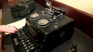 Old school stenography machines [upl. by Hanson214]