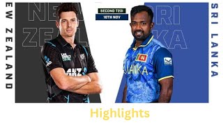 SL vs NZ 2nd T20 highlights trending  viralvideo  cricket  sports  highlights [upl. by Trebreh135]