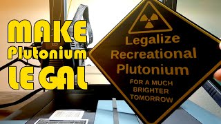 Make Plutonium Legal Wall Art  3D Print Timelapse [upl. by Esdnil]