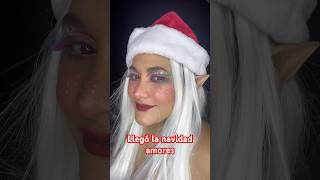 1 elfa makeup navidadmakeup makeupchritsmas elfo elfadenavidad [upl. by Einobe]