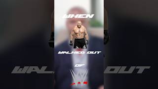 When Brock Lesnar Walked Out Of WWE [upl. by Bourgeois]