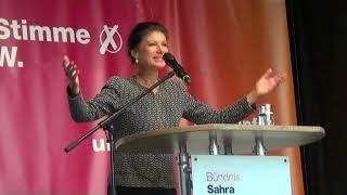 Sahra Wagenknecht  Rede in Stuttgart am 25 Mai 2024 [upl. by Toscano]