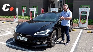 Tesla Model S P100D  Prueba  Test  Review en español  Cochesnet [upl. by Adla941]