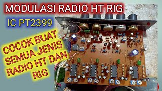 modulasi radio ht rig reverb ic pt2399 [upl. by Australia471]