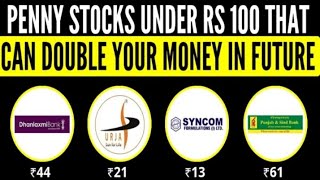 PENNY STOCKS UNDER RS 100 THAT CAN DOUBLE YOUR MONEY IN FUTURE Bajaj urja NecLife [upl. by Reyaht]