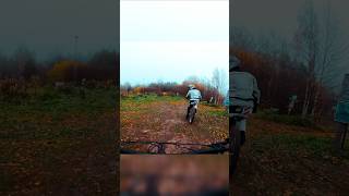 Local Park  Gap jumps 🔥 mtb jump downhill bikepark autumn shortvideo shorts youtubeshorts [upl. by Gabriellia]