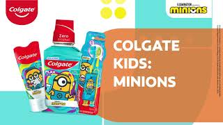 Colgate Kids Minions La diversión del cepillado [upl. by Ohploda]