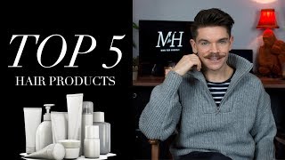 My Most Used Hair Products of 2017 [upl. by Nostets35]