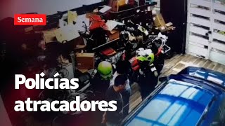 Así fue el atraco que lideraron dos policías de Bogotá La justicia les reclamó  Semana noticias [upl. by Vtarj]