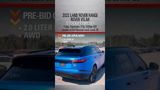 THIS 2022 LAND ROVER RANGE ROVER VELAR IS UP FOR AUCTION SEPT 27th 9AM EDT ON CAIAAICOM [upl. by Valle]