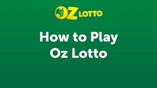 How to Play  Oz Lotto [upl. by Lemmueu]