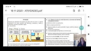 7° Atividades Adjuntos Adnominais [upl. by Ecitnerp]