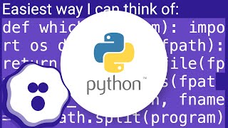 Test if executable exists in Python [upl. by Kendall]