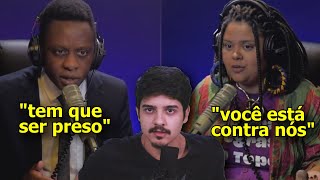 NEGRO DE DIREITA vs NEGRA DE ESQUERDA  Analise do Debate [upl. by Ehcsrop690]