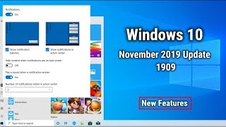 Windows 10 November Update 1909  New Features [upl. by Nahtannhoj977]