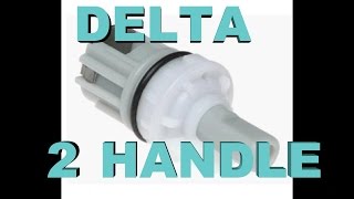 Delta 2 Handle Faucet Fix leaks amp drips [upl. by Moitoso]