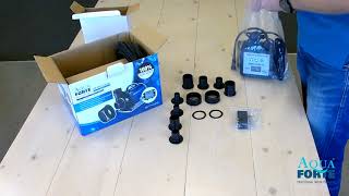 Unboxing AquaForte DM Vario 10000 Teichpumpe [upl. by Sharp]