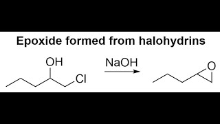 Epoxide formed from halohydrin mechanism [upl. by Katy]