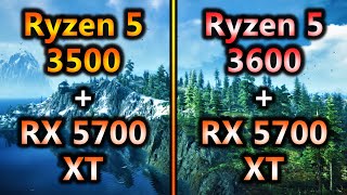 Ryzen 5 3500 vs Ryzen 5 3600  1080p and 1440p PC Gameplay Benchmark [upl. by Thaddaus]