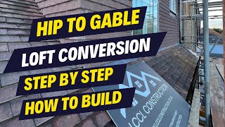 Hip To Gable Loft Conversion Step by Step [upl. by Halimaj]