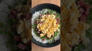 Le riz cantonais 🍚😋 facileetrapide food recetterapide idéerecette recipe recettear rapide [upl. by Kaz]