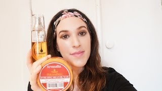 Arvazallia Argan Oil Hair Treament amp Hydrating Mask Review [upl. by Erfert83]