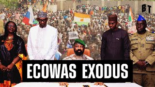 ECOWAS Exodus Niger Mali amp Burkina Fasos AntiColonial Uprising Continues [upl. by Lynsey]