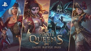 Smite  Battle Pass  Set Sail with the Pirate Queens  PS4 [upl. by Nilrem645]