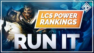 LCS Statistical Power Rankings Which LCS teams are THE STRONGEST  Run It [upl. by Leann]