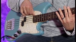 Review Demo  Fender JMJ Road Worn Mustang Bass Justin MeldalJohnsen [upl. by Sumedocin325]