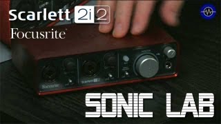 Focusrite Scarlett 2i2 96khz USB Audio Interface  Sonic LAB [upl. by Shanahan]