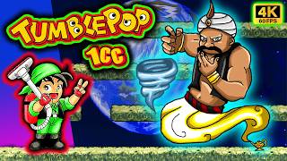 Tumblepop Gameplay 1CC JEFES  RETRO ARCADE 4k 60fps [upl. by Lamprey403]