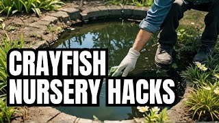 Crayfish Farming Nursery Pond Cleaning and Sizing [upl. by Sigismundo]