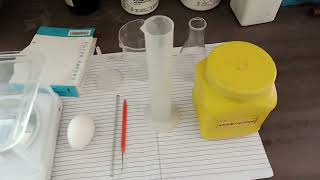 Preparation of egg albumin solution Role of NaCl in protein aggregate  Biochemical tests 11th CBSE [upl. by Acinej191]