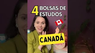 Como fazer intercâmbio gratuito no Canadá 4 bolsas de estudos [upl. by Di887]