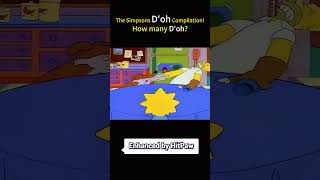 😂The Simpsons Doh Compilation  How many times thesimpsons shorts [upl. by Adlaremse124]