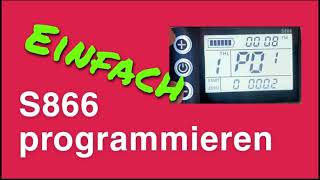 S866 Display programmieren einstellen Brainpower [upl. by Yevreh]