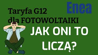 Fotowoltaika Faktura za energię taryfa G12 [upl. by Novyart]