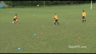 Basic Rugby Drills  The Switch  Dummy [upl. by Yup]