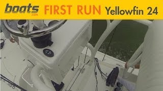 Yellowfin 24 Bay Boat First Look Video [upl. by Alekram]