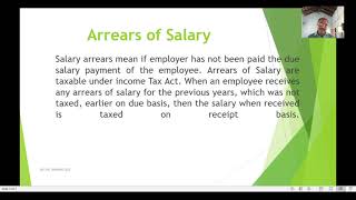 income from salary arrears of salary [upl. by Xanthe595]