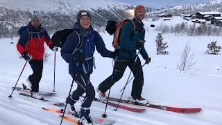 Ny på randonnéeski i Jotunheimen [upl. by Sparke660]