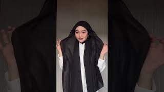 Tutorial pashmina voal tutorialhijab hijabstyle shortvideo like subscribe [upl. by Trenna]