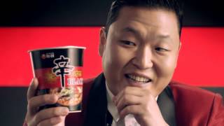 PSY x NONGSHIM TV COMMERCIAL Shin Ramyun Black CF Gangnam Style korean version [upl. by Cassady346]