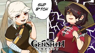 Childish Tensions Genshin Impact Comic Dub [upl. by Pevzner]