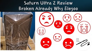 Saturn 4 Ultra Review Broken Already Why Elegoo [upl. by Ahsinrac895]