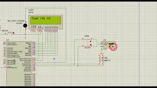 PIC16F877A with TC74  Thermal Sensor  I2C Communication  Hi  Tech C Compiler [upl. by Marlen223]