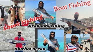 Unforgettable Encounters Fishing Hamour in Stunning 4K  Blue Boy Ocean [upl. by Japha]